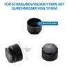 AUTOUTLET 24pcs Wheel Nut Caps 17 mm, Wheel Bolts Wheel