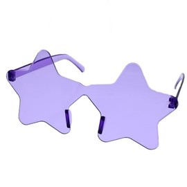 Zac's Alter Ego Funky Cool Rimless Star Sunglasses - Great for Concerts, Festivals, Clubbing, Holidays, Pool Parties, Carnivals, Cosplay, etc...
