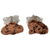 Starborn Copper Nugget with Sterling Silver Post Earrings, Metal, No
