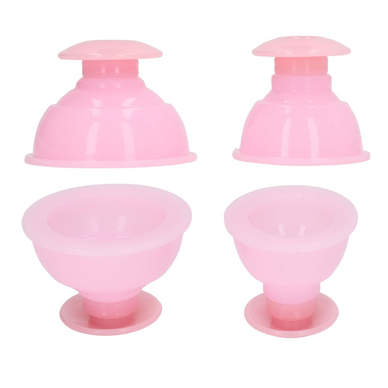 4Pcs Cupping Therapy Set Professional Vacuum Silicone Massage Cups for