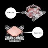 Water Cooling Block,Computer GPU Water Cooler Cooling Block Red Copper