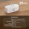 MIRATI HOME Contacto Inteligente MCI2. Smart Plug, Wi-Fi 2.4GHz, Función