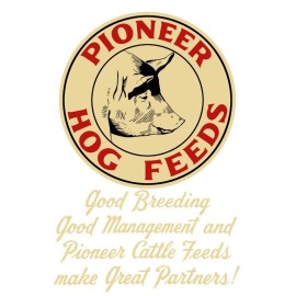 Pioneer Hog Feeds NEW METAL SIGN: 9 x 12" and Free Shipping