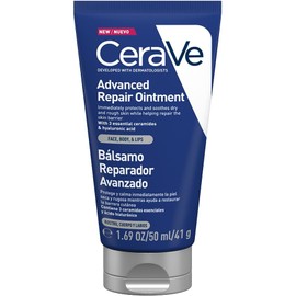 CeraVe Bálsamo Reparador Avanzado para Piel Seca a Muy Seca con Ceramidas Esenciales y Ácido Hialurónico, Restaura y Protege la Barrera de la Piel, 50 ml