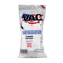 Vacuum America Clean HEPA Vacuum Cleaner Bags Designed To Fit Perfect P31130 Upright Vacuum