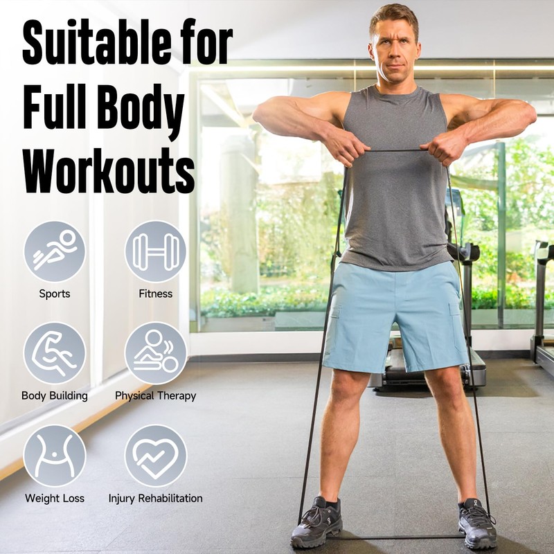 FitBeast Pull Up Band, 40-80 LBS Purple Resistance Band Pull
