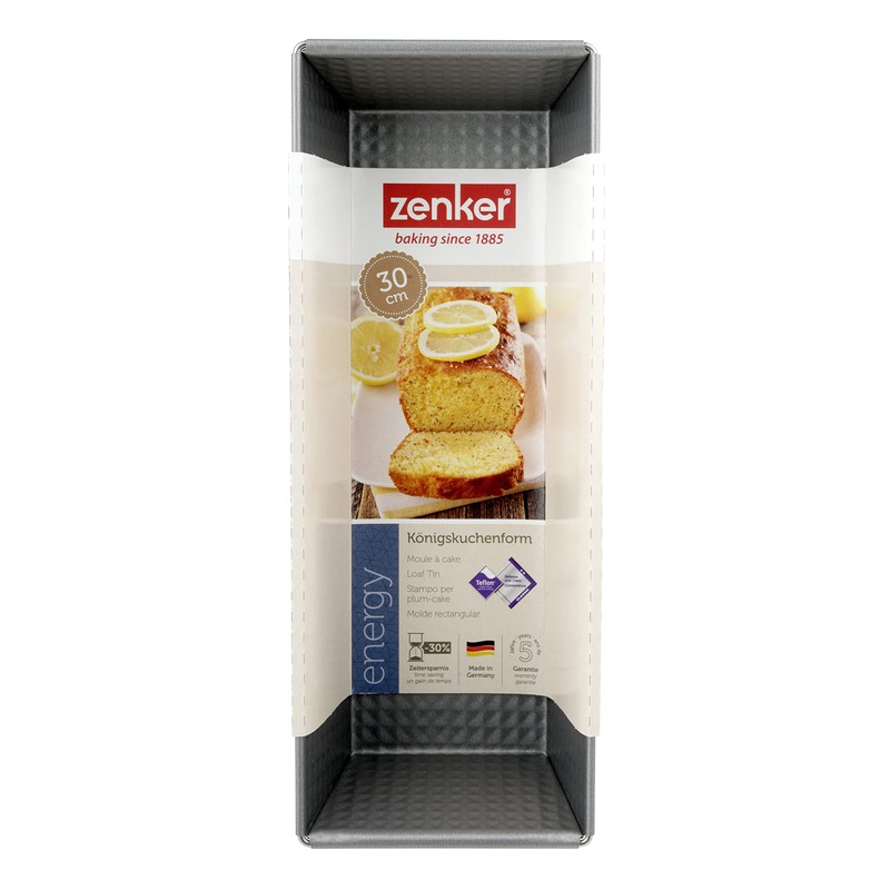 Zenker Set di stampi da Forno, Acciaio, Nero, 30cm