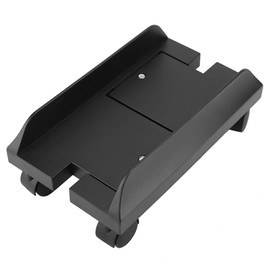 Mobile Computer Tower Stand, CPU Steel Rolling Stand CPU Holder Stand for Floor Carpet Gaming PC Case for Home Office Under Desk(Black)