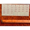 TIFFANY STUDIOS FRAME #939 Perpetual Calendar Inserts: Beige or Green