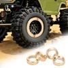 daitoku 4PCS Brass Wheel Weight, 3.3g Wheel Weights for Axial