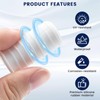 6 Pcs 3/4 Inch Cable Grommets for Starlink, White Silicone