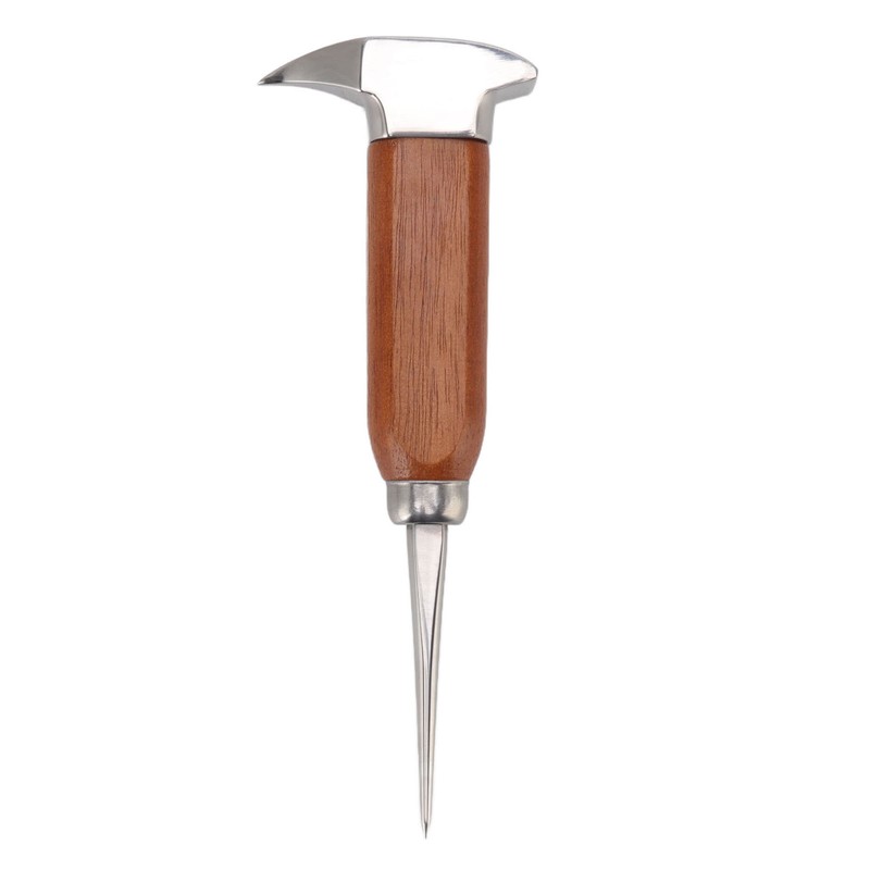 304 Stainless Steel Ice Chisel Wooden Handle Ice Chipper Hand