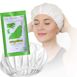 LUREME Easy Bath Shampoo Cap for Adults - Clean, Complete and Comfortable Hair Wash with Shampoo and Conditioner within Minutes. Microwavable Easy bath Shampoo Cap. 1 Shampoo Cap Adult Pack (LH5)