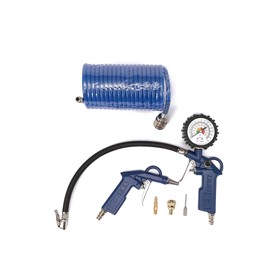 Air Tool kit 6 Pcs Compressed Air Set Pneumatic Compressor accesories Tool(Dark Blue)
