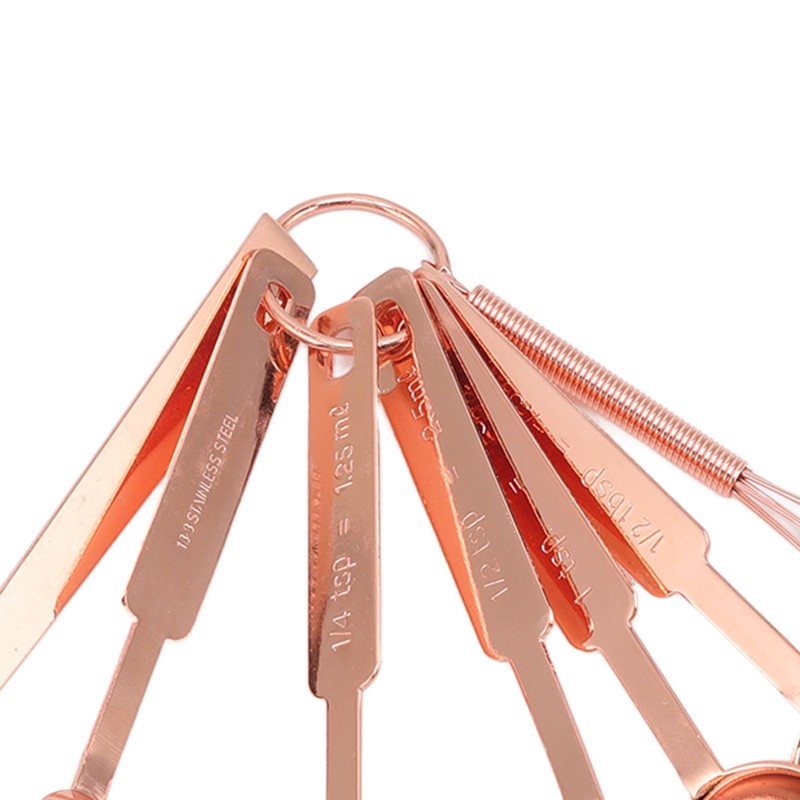Measuring Spoons 7 in 1 Stainless Steel Stackable Design Multifunction