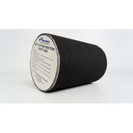 SlipDoctors Anti Slip Traction Tape (6" x 15 FT) Black, 60 Grit, Heavy Duty Safety Tape for Indoor/Outdoor, Ramps, Stairs and more. Strong Adhesive Non Skid Treads.