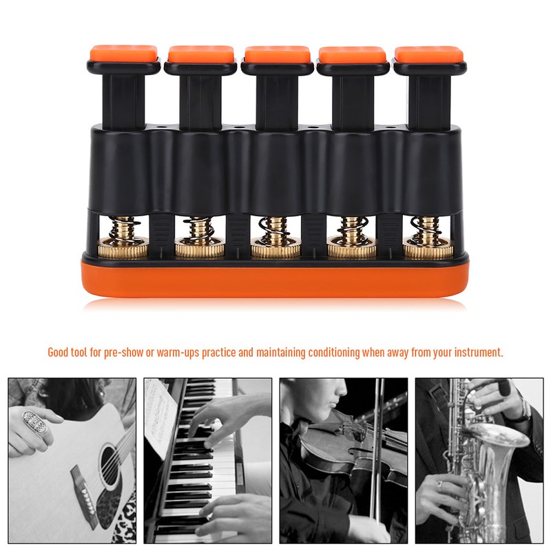 Variable Hand Finger Strength Tension Exerciser Grip Trainer for Piano
