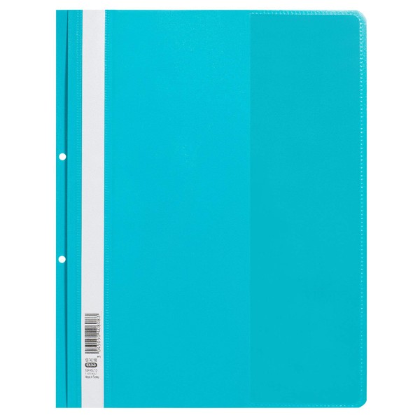 ELBA 100742159 Flat File Pack of 25 with 2 Holes and Extra Volume Turquoise