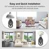 EVERSECU 2K HD Light-Bulb Security Camera, Wireless 2.4G&5Ghz WiFi, Outdoor&Indoor,