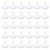 Floating Candles，30 Pcs Wax Burning Candles 1.5 inch Unscented Dripless