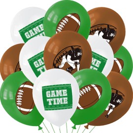 HADCKJA Football Balloons Football Party Decorations Rugby Latex Balloons Rugby Balloons for Touchdown Sports Theme Football Party Supplies Birthday Party Decorations 12Pcs