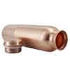 Pure Copper Water Bottle, Plain and Hammered 1000 Ml (33.81