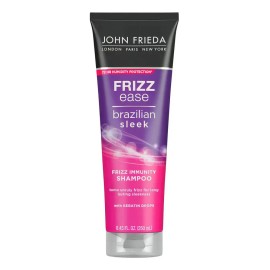 Shampoo Brazillian Sleek John Frieda Frizz Ease Para Cabello Lacio 250ml