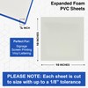 Duco Closed Cell PVC Foam Board Plastic Sheets - (Pack