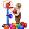ABAJI Mini Basketballs Red 2 PCS 5" Set with Random