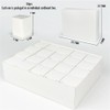 20 Pack Acrylic Display Case for Minifigures, Stackable Clear Dustproof