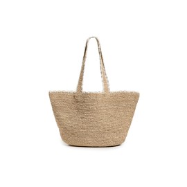 BTB Women's ODESA TOTE, Natural/White, One Size