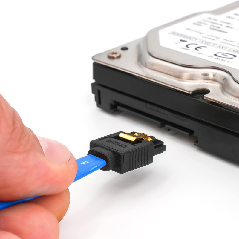 BIGtec SATA Cable 0,15m blau gerade/gerade