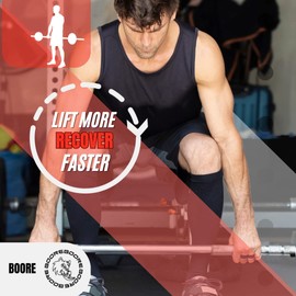 BOORE - Deadlift OCR socks Weightlifting Compression Socks With Shin Drag Protection Unisex 15-20mmhg (US, Alpha, Large, X-Large, Regular, Regular, Crimson conqueror Red)