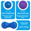 YANGTSUNG Spiky Massage Ball Roller Set, 3 Pack Hard Spiky