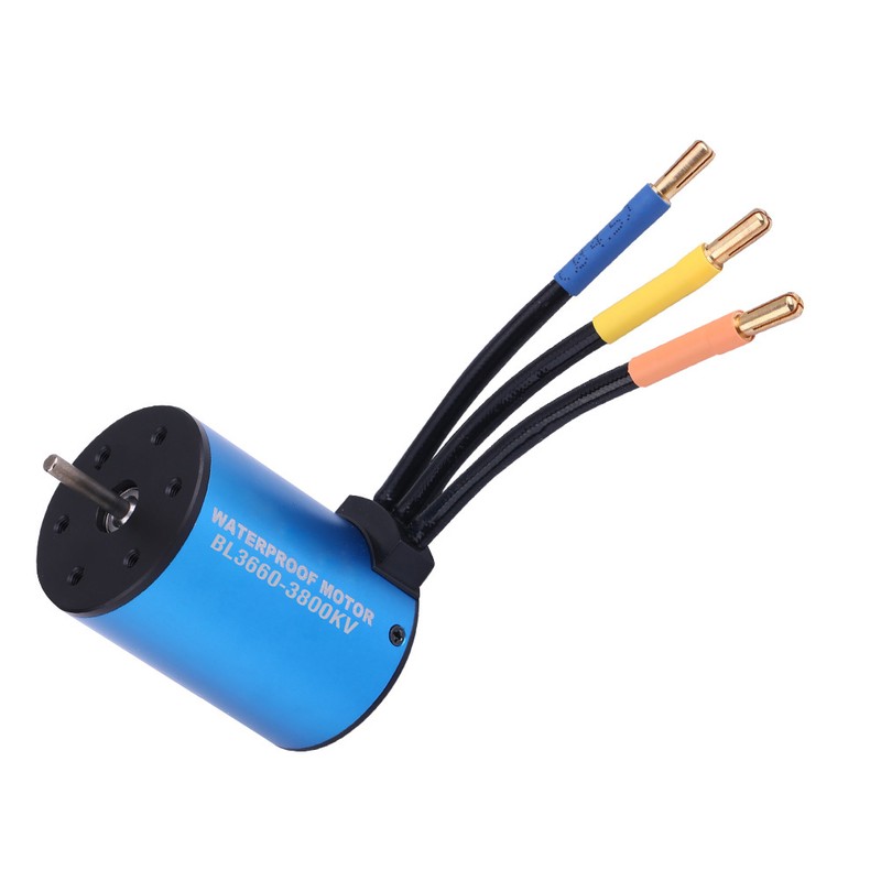 Rcharlance 3660 3800KV Brushless Motor for 1/8 1/10 RC Remote