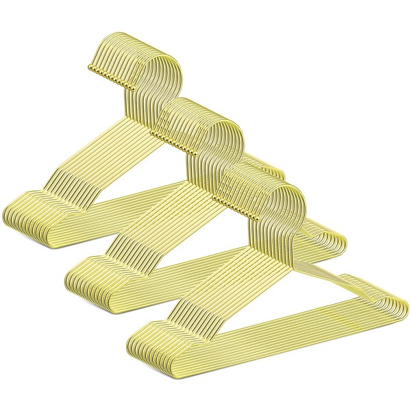 Jetec 12 Inch Gold Kids Hangers Children Wire Hangers Baby