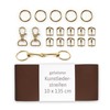 Hobby Horse Bridle DIY Gold Edition Material Set with Brown