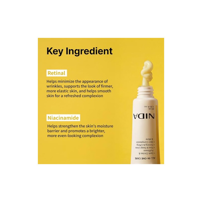 NIDA Revive Eye Cream For Face And Neck | Probiotics