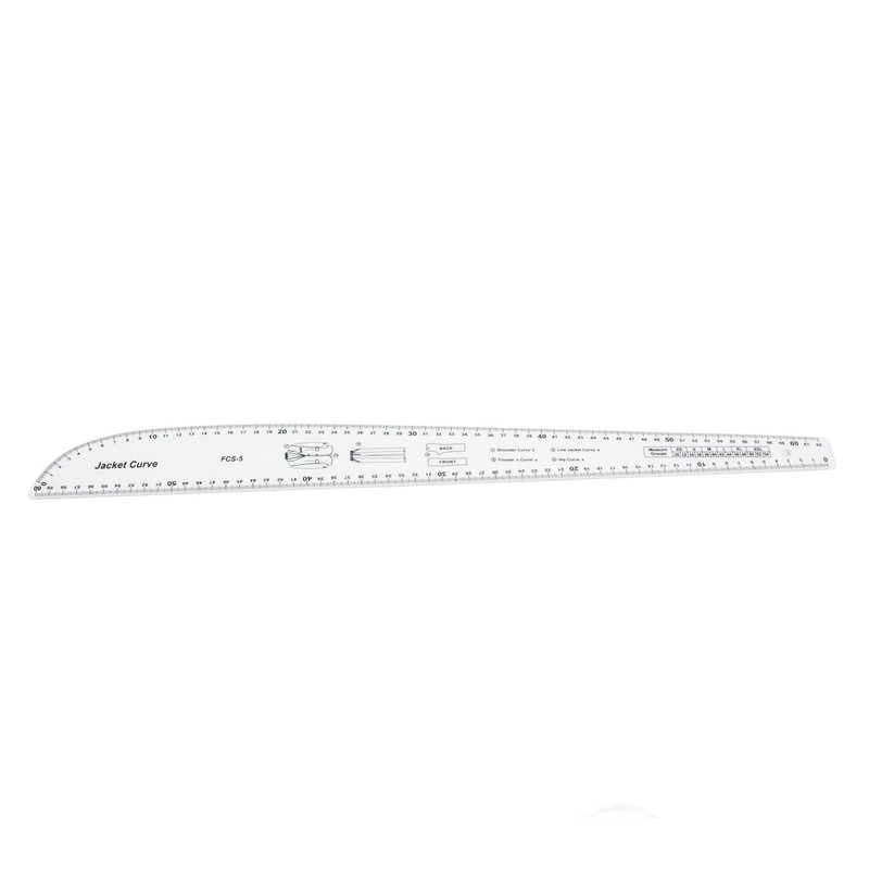7Pcs Sewing Ruler Tailor Set Clear High Accuracy Scale Fashion