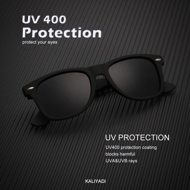 KALIYADI Polarized Sunglasses for Men and Women Matte Finish Sun