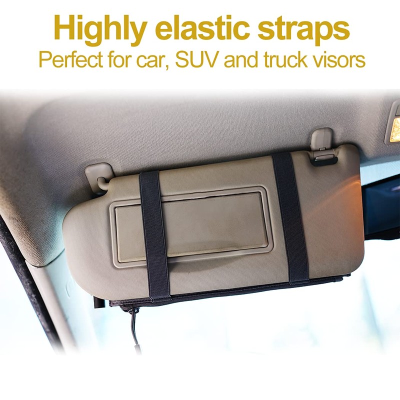VIPERADE TCS1 Car Sun Visor Organizer Auto Interior Accessories Pocket