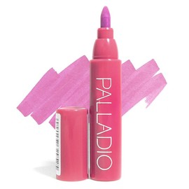 Palladio Lip Stain, Hydrating and Waterproof Formula, Matte Color Look, Longlasting All Day Wear Lip Color, Smudge Proof Natural Finish, Precise Chisel Tip Marker:_Orchid LIS02