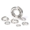 100 Pcs M4 Split Lock Washer Spring Lock Washer, 304