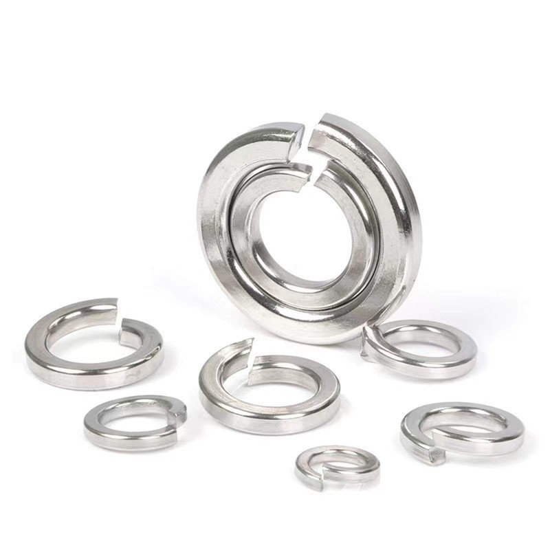 100 Pcs M4 Split Lock Washer Spring Lock Washer, 304
