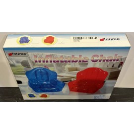 Intime Plastic Red 38”x30”x38” Inflatable Chair