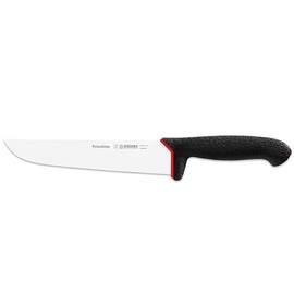 Giesser seit 1776 - Made in Germany - Schlachtmesser rutschfest PrimeLine, Klinge 21 cm, schwarz, scharfes Metzgermesser spülmaschinenfest, rostfrei