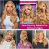 Ailwelia Honey Blonde Body Wave Wear And Go Glueless Bob