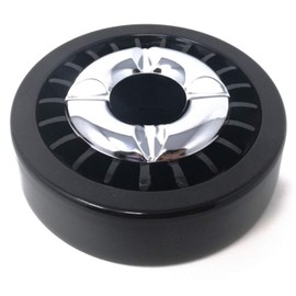 Starlet24® Fire Killer Ashtray for Outdoor Wind Ashtray Stable Round Flat Black
