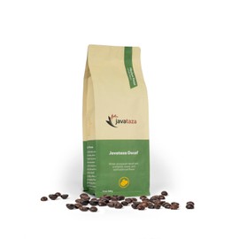 Javataza Decaf Coffee -12 oz Fairly Traded, Naturally Shade Grown (Whole Bean)