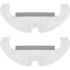 Dreame 1x Paar Ersatz-Mop-Tücher für Roboter D10s Plus/D9 Plus,Konstanter Druck,Bodenreinigung,Tuch mit praktischen Aufklebern zum einfachen Entfernen